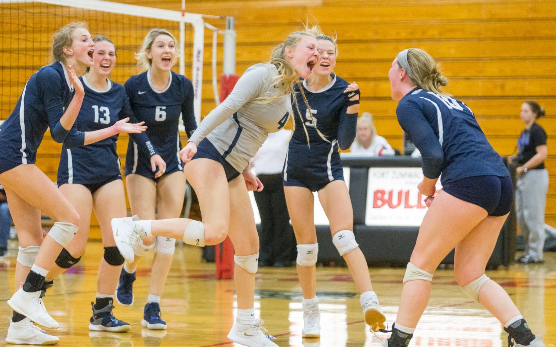 Class 4 District 7 girls volleyball championship